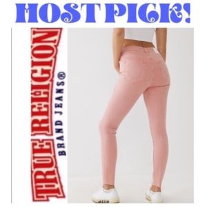 True Religion Halle Mid Rise Distressed Paloma Skinny Jeans NWT